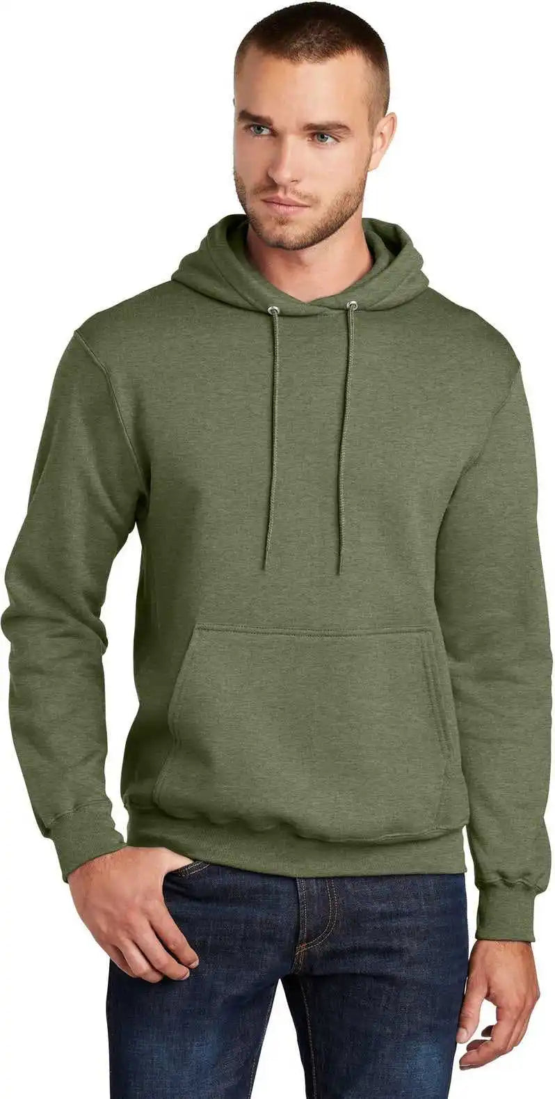 Port & Company Pc78h Core Fleece Pullover Hooded Sweatshirt Olvdrabgnh