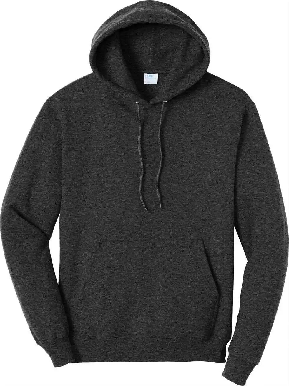 Port & Company Pc78h Core Fleece Pullover Hooded Sweatshirt - Black Heather