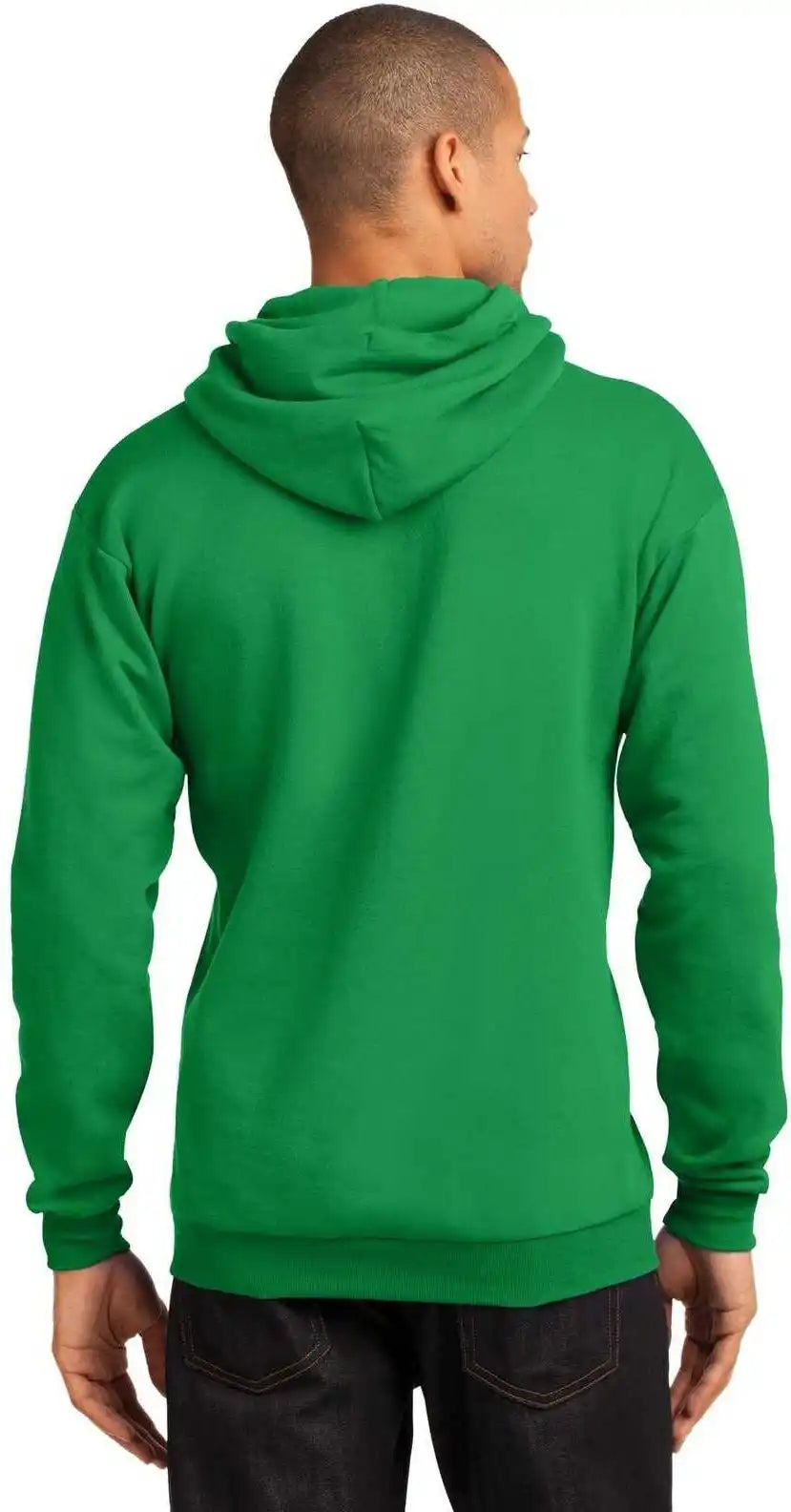 Port & Company Pc78h Core Fleece Pullover Hooded Sweatshirt Clover Green