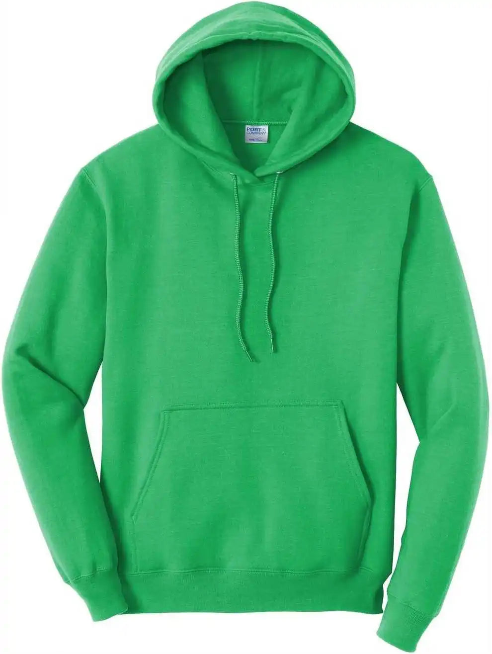 Port &amp; Company Pc78h Core Fleece Pullover Hooded Sweatshirt Clover Green