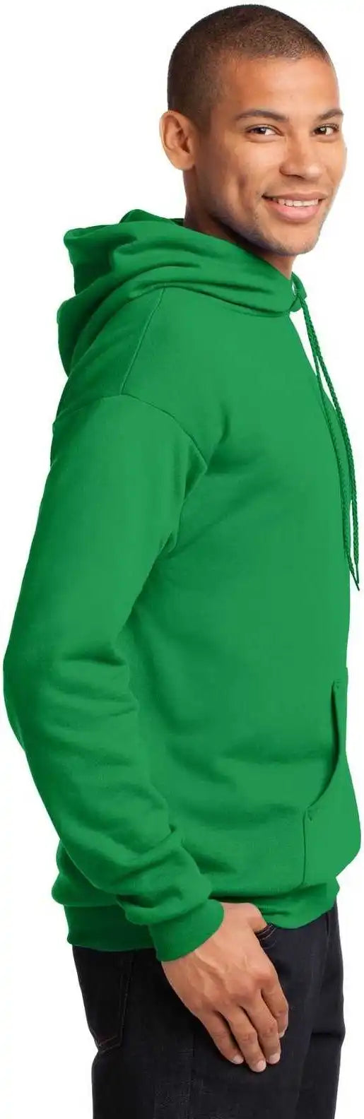 Port &amp; Company Pc78h Core Fleece Pullover Hooded Sweatshirt Clover Green