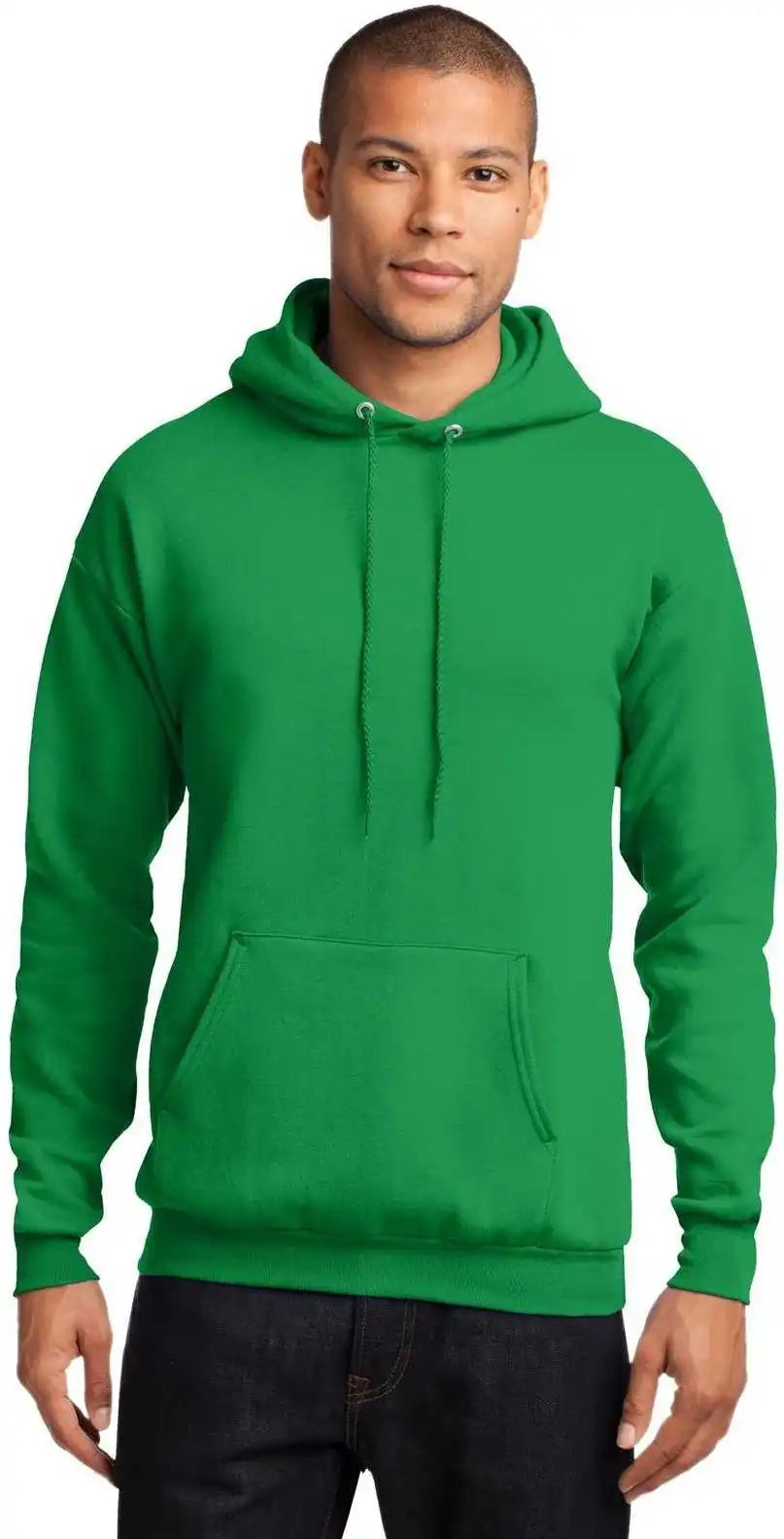 Port & Company Pc78h Core Fleece Pullover Hooded Sweatshirt Clover Green