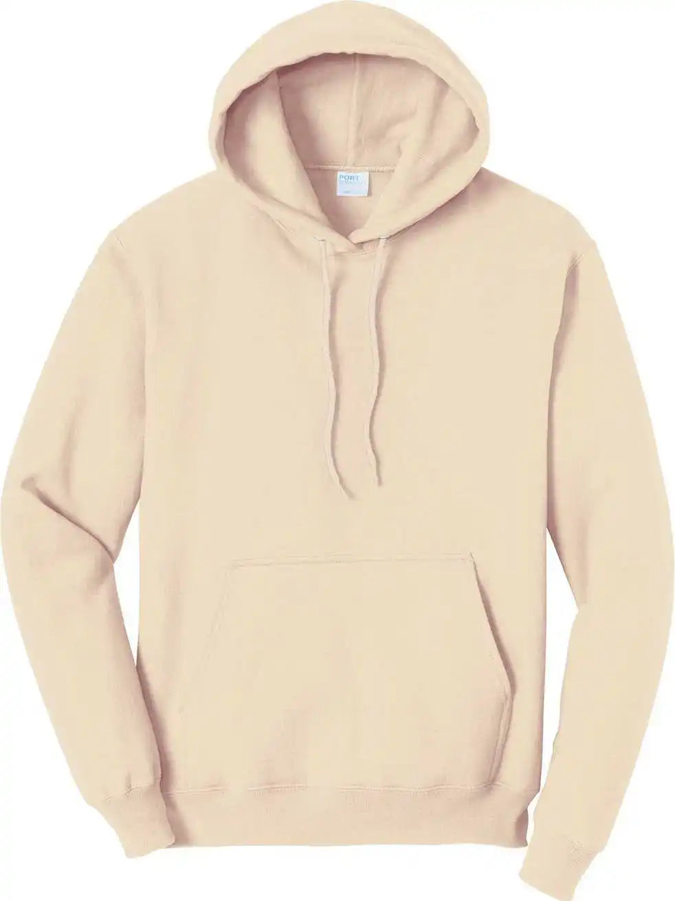 Port & Company Pc78h Core Fleece Pullover Hooded Sweatshirt - Creme
