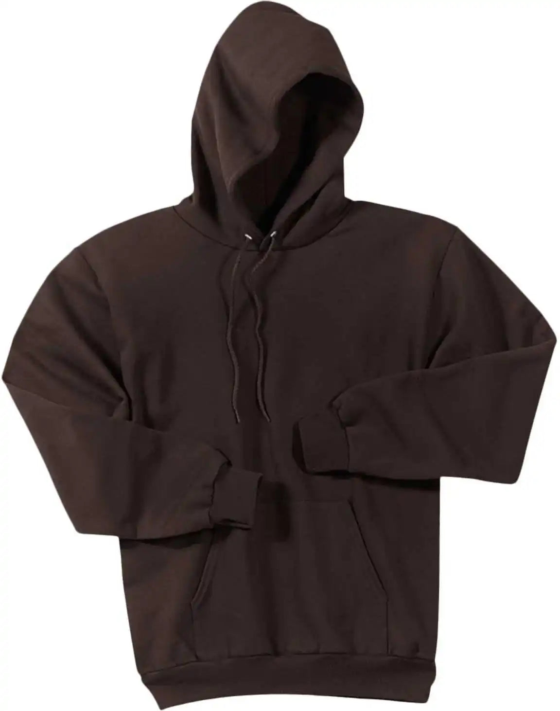 Port &amp; Company Pc78h Core Fleece Pullover Hooded Sweatshirt Dark Chocolate Brown