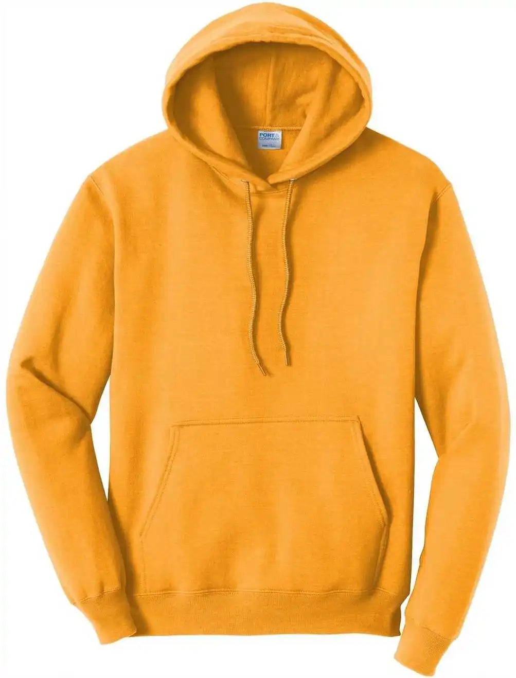 Port &amp; Company Pc78h Core Fleece Pullover Hooded Sweatshirt Gold
