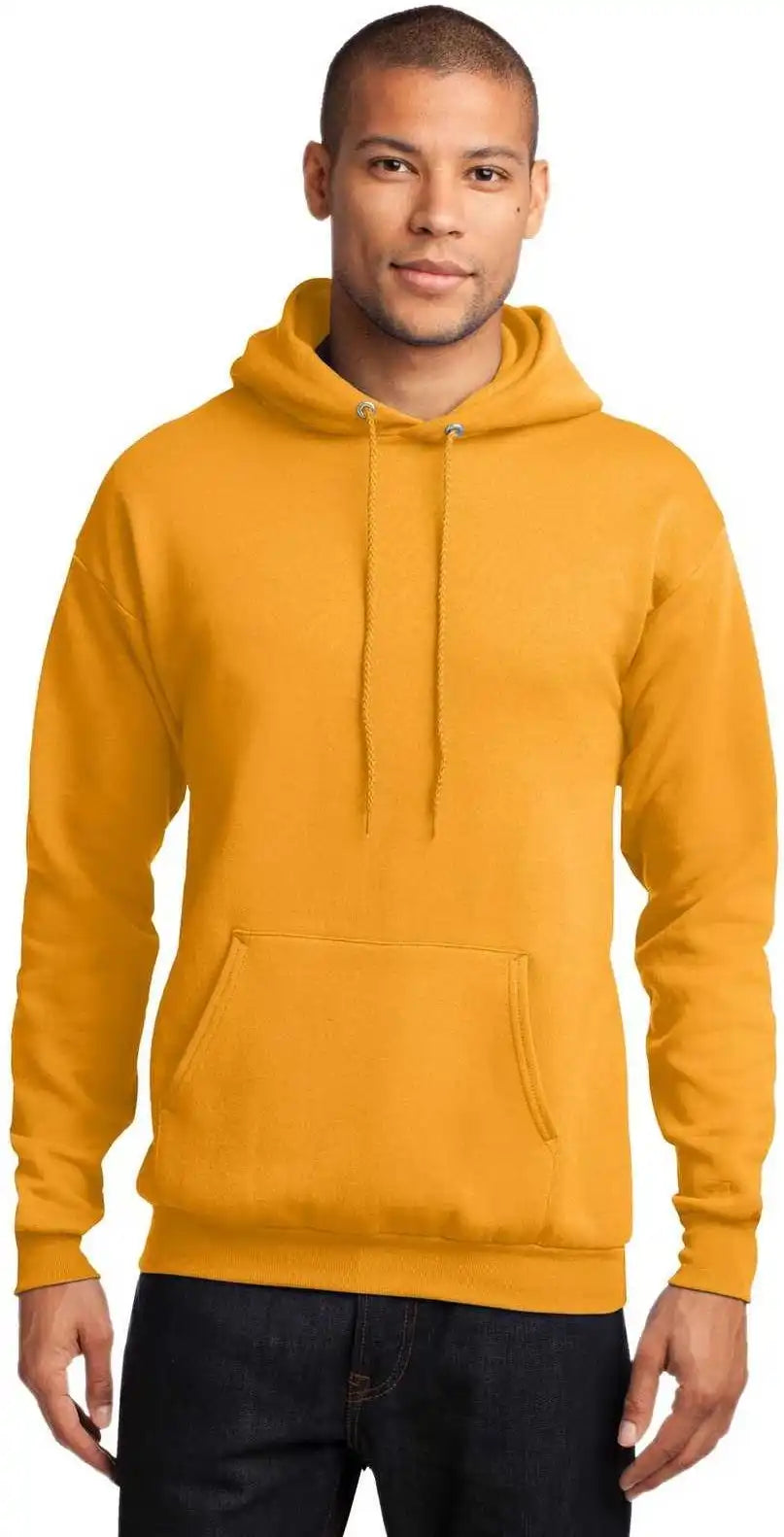 Port & Company Pc78h Core Fleece Pullover Hooded Sweatshirt Gold