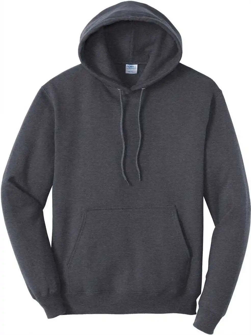 Port &amp; Company Pc78h Core Fleece Pullover Hooded Sweatshirt Heather Navy