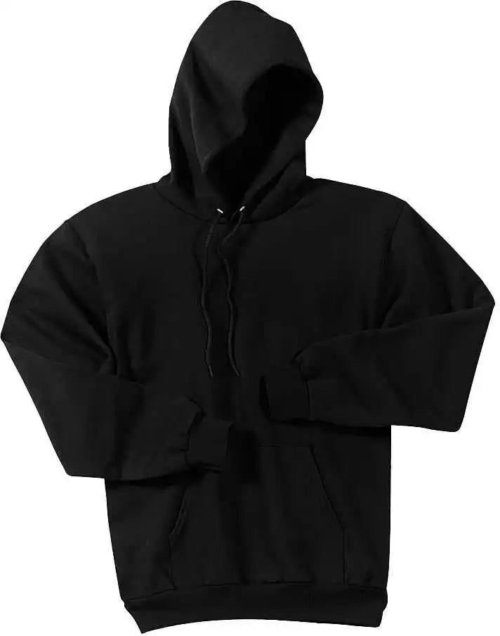 Port &amp; Company Pc78h Core Fleece Pullover Hooded Sweatshirt Jet Black