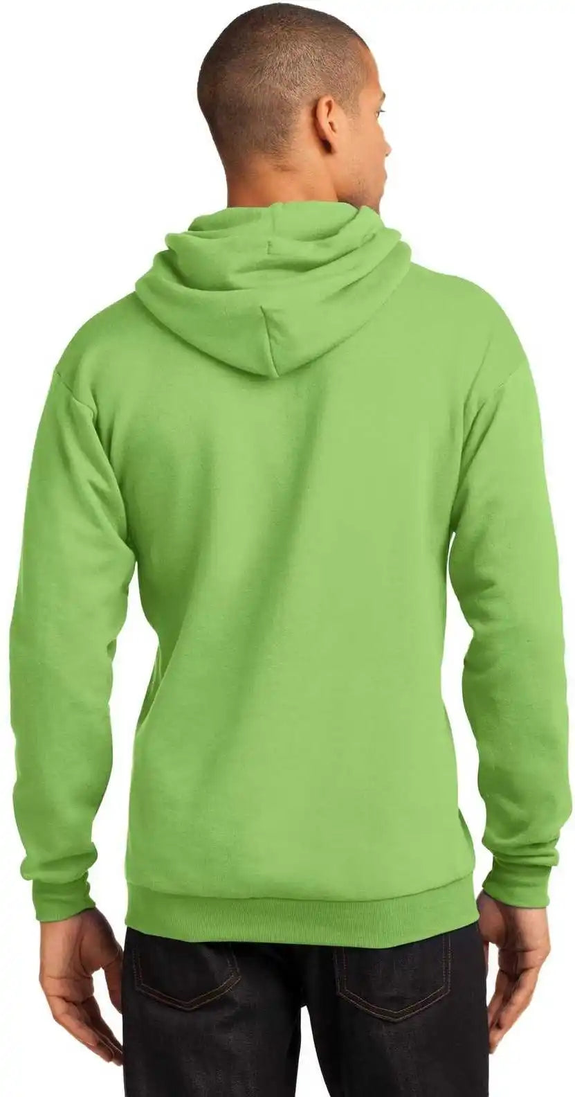 Port &amp; Company Pc78h Core Fleece Pullover Hooded Sweatshirt Lime