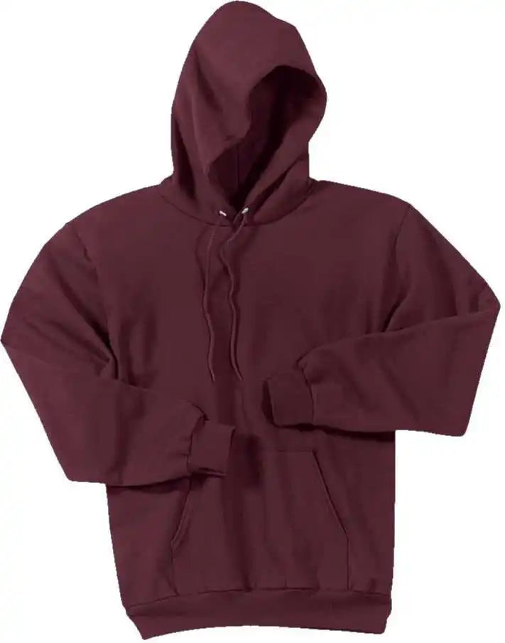 Port &amp; Company Pc78h Core Fleece Pullover Hooded Sweatshirt Maroon