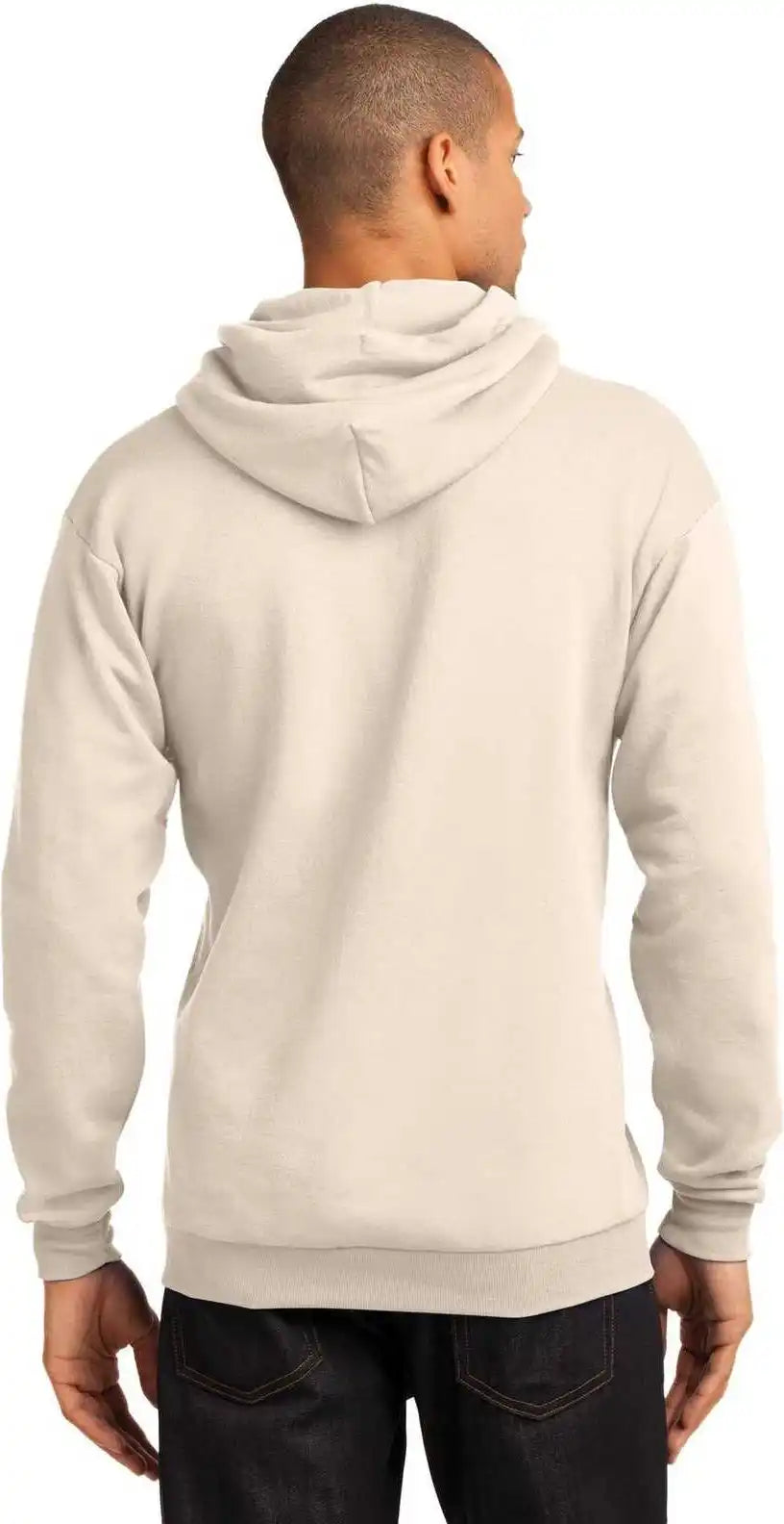 Port & Company Pc78h Core Fleece Pullover Hooded Sweatshirt - Natural