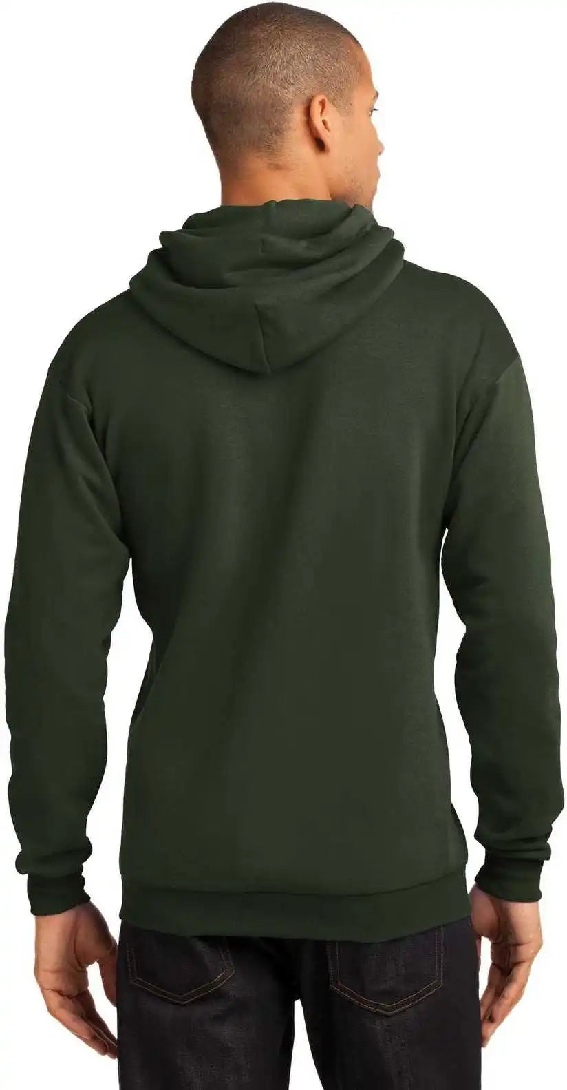 Port &amp; Company Pc78h Core Fleece Pullover Hooded Sweatshirt Olive