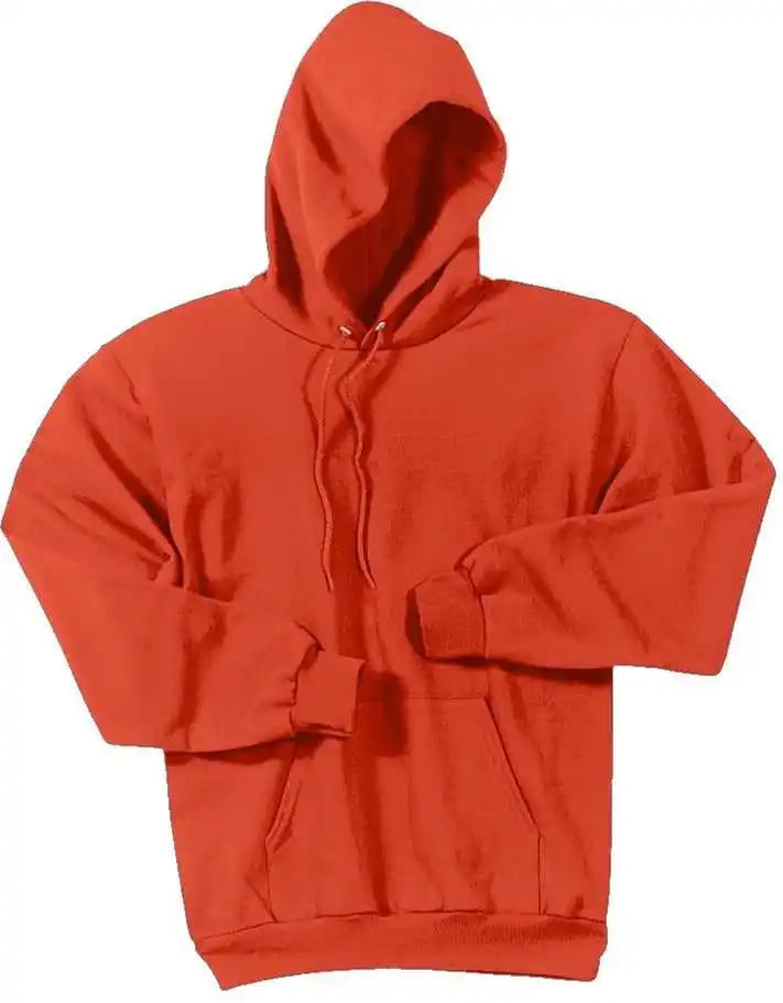 Port &amp; Company Pc78h Core Fleece Pullover Hooded Sweatshirt Orange
