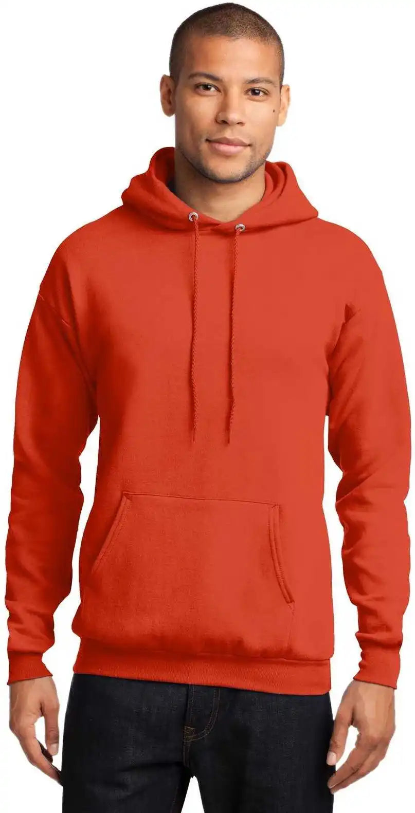Port & Company Pc78h Core Fleece Pullover Hooded Sweatshirt - Orange