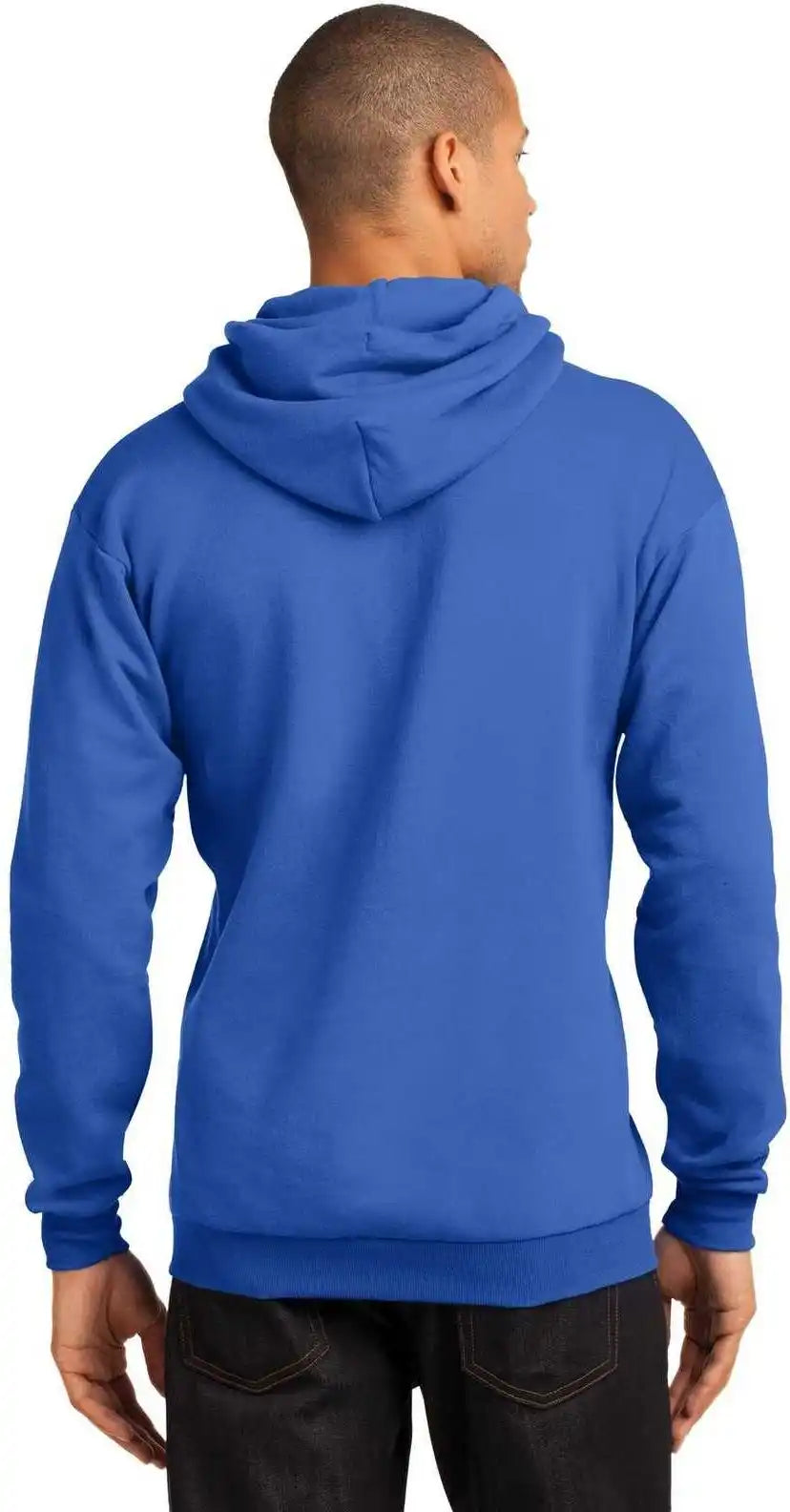 Port & Company Pc78h Core Fleece Pullover Hooded Sweatshirt Royal
