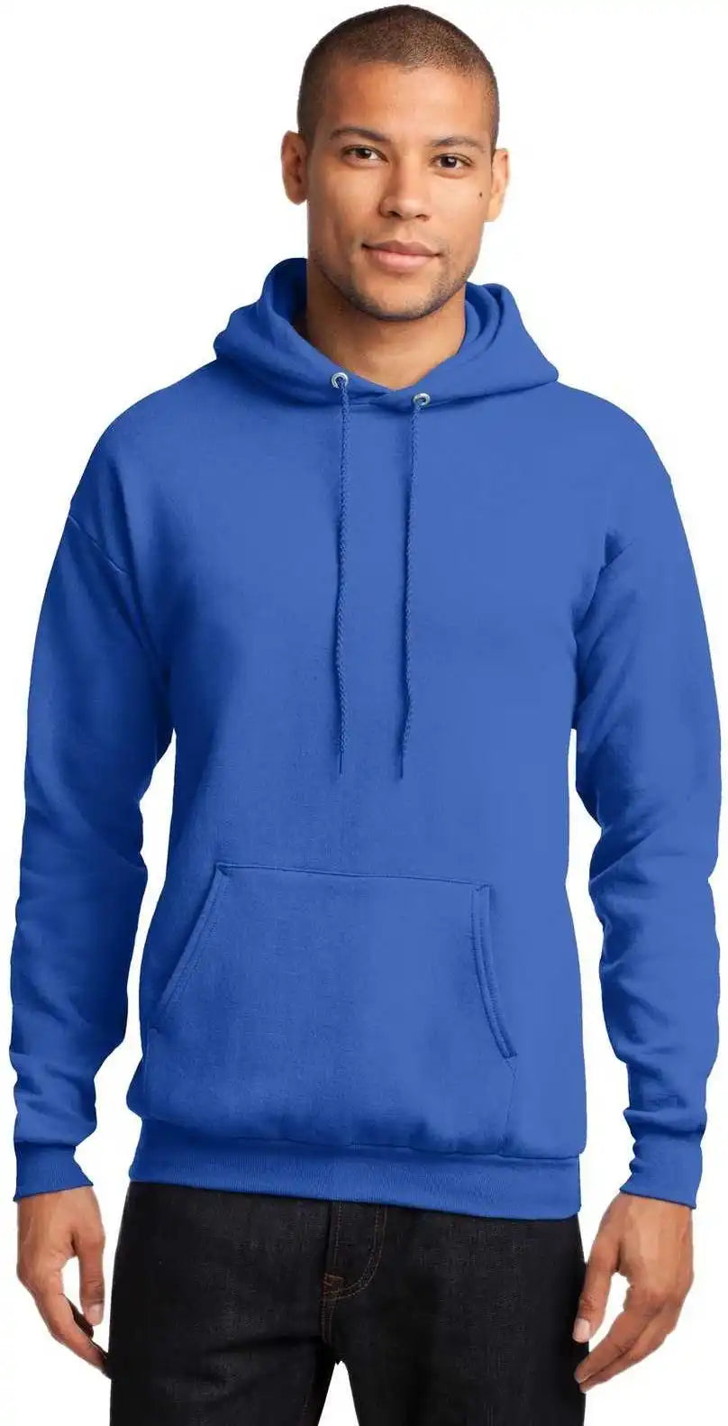 Port & Company Pc78h Core Fleece Pullover Hooded Sweatshirt Royal