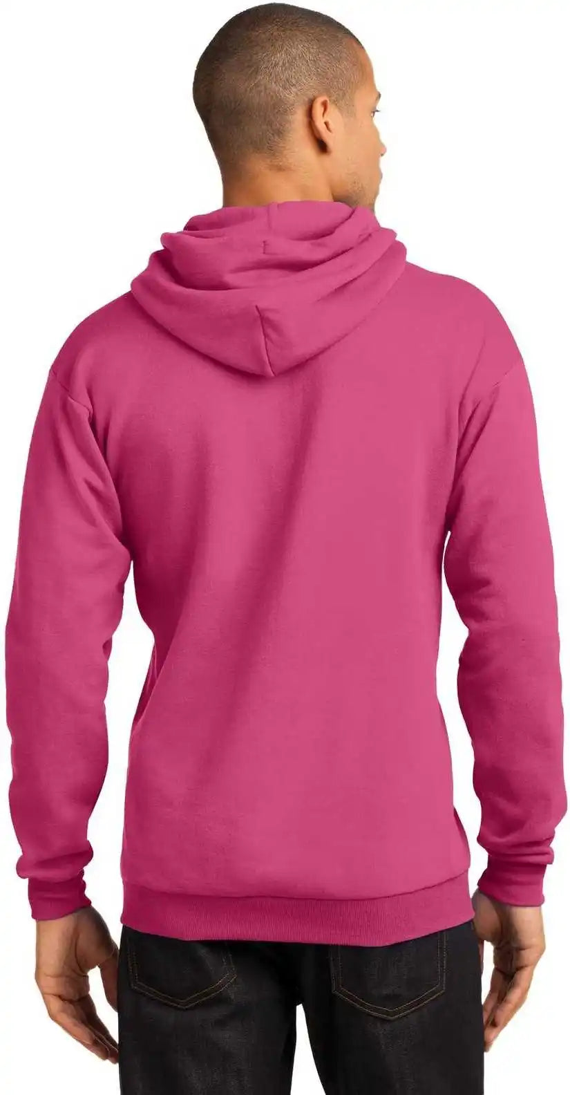 Port &amp; Company Pc78h Core Fleece Pullover Hooded Sweatshirt Sangria