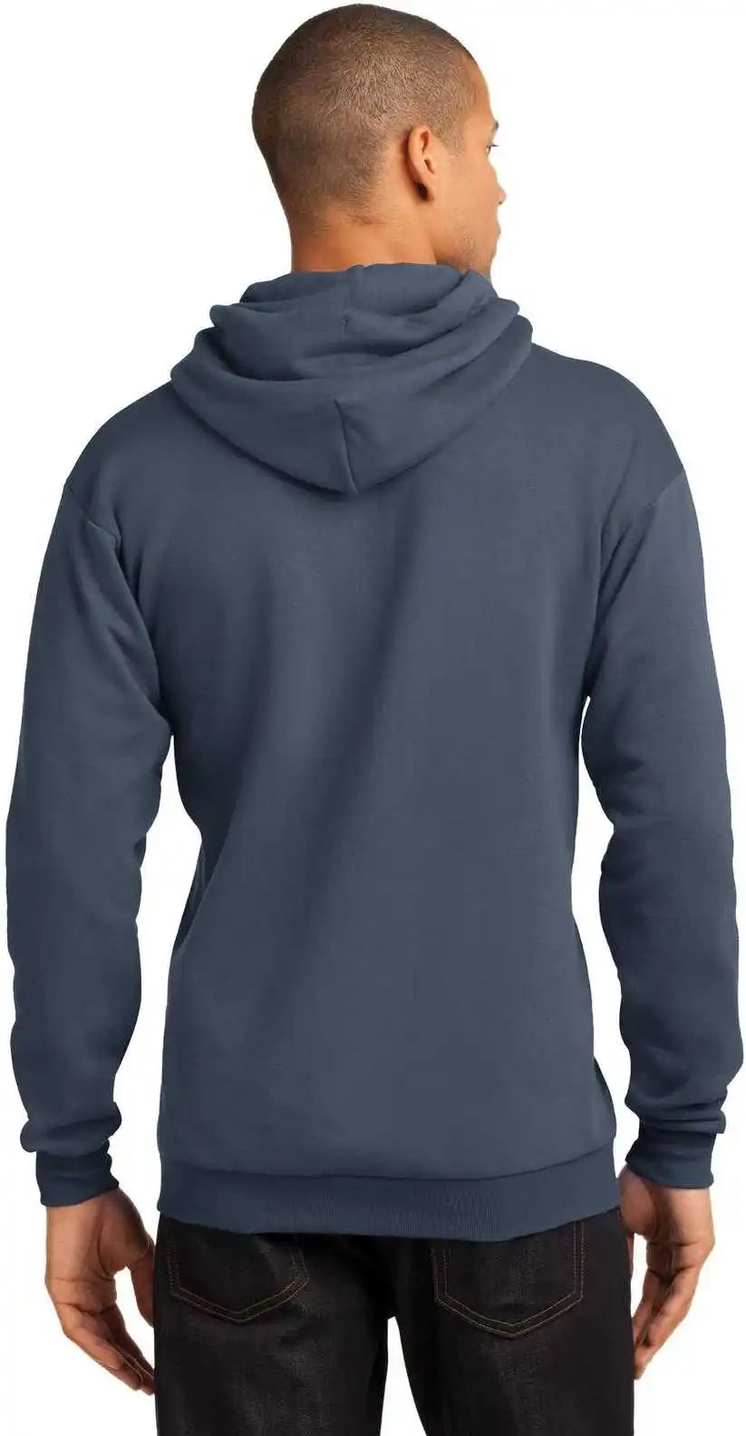 Port & Company Pc78h Core Fleece Pullover Hooded Sweatshirt - Steel Blue