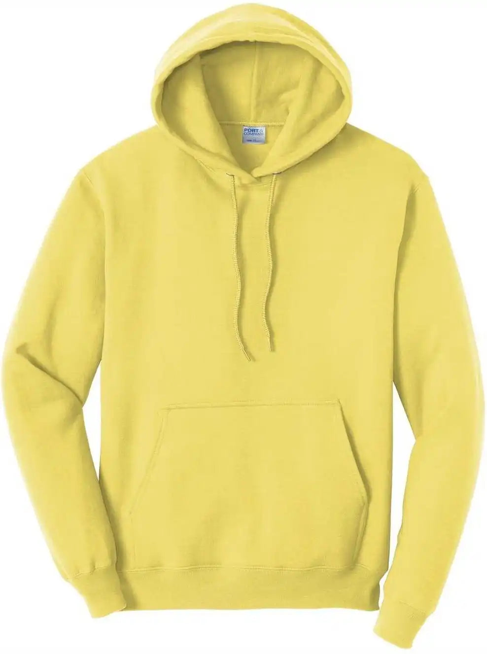 Port &amp; Company Pc78h Core Fleece Pullover Hooded Sweatshirt - Yellow