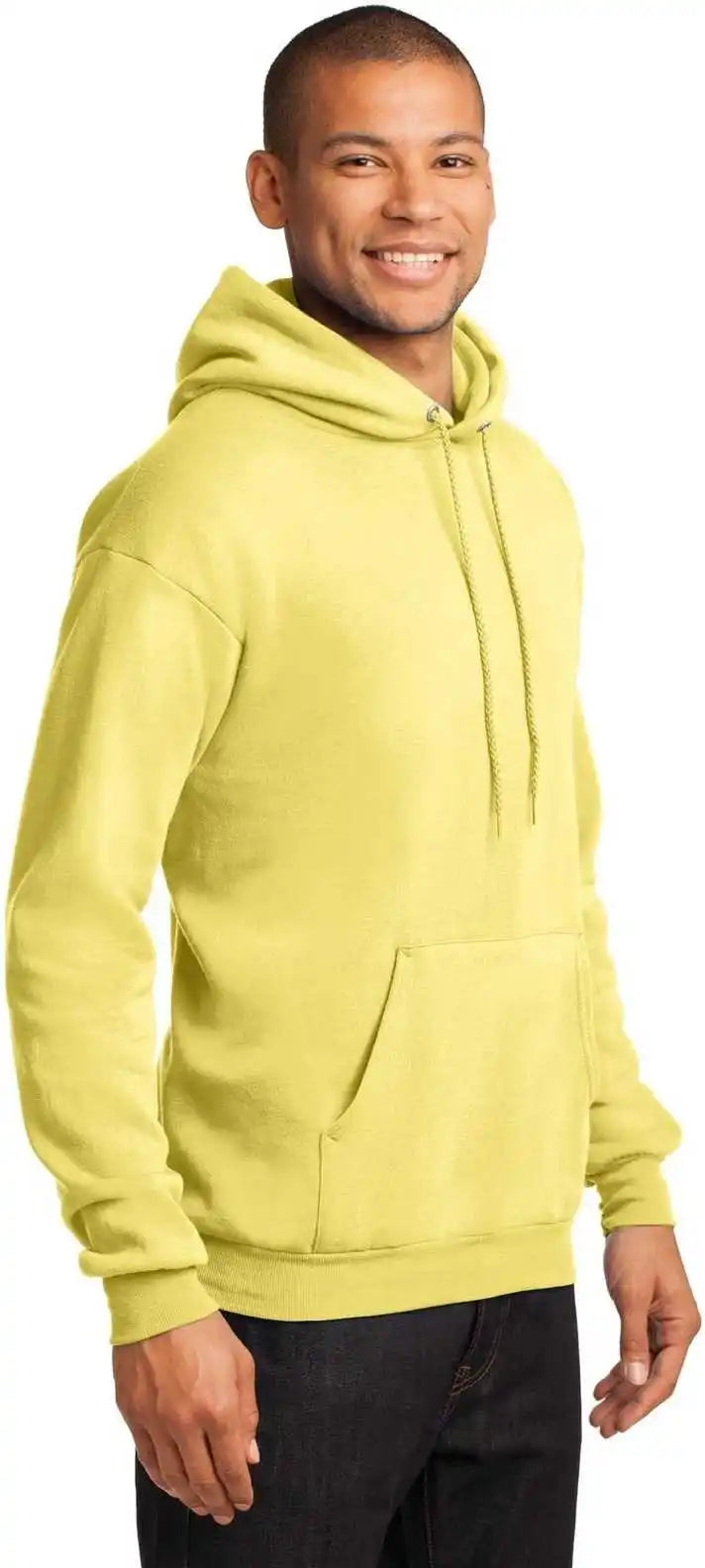 Port &amp; Company Pc78h Core Fleece Pullover Hooded Sweatshirt - Yellow