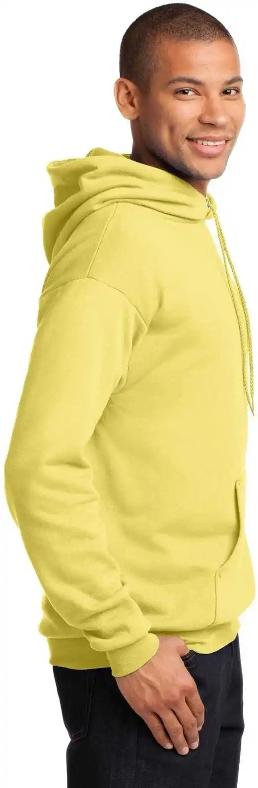 Port &amp; Company Pc78h Core Fleece Pullover Hooded Sweatshirt - Yellow