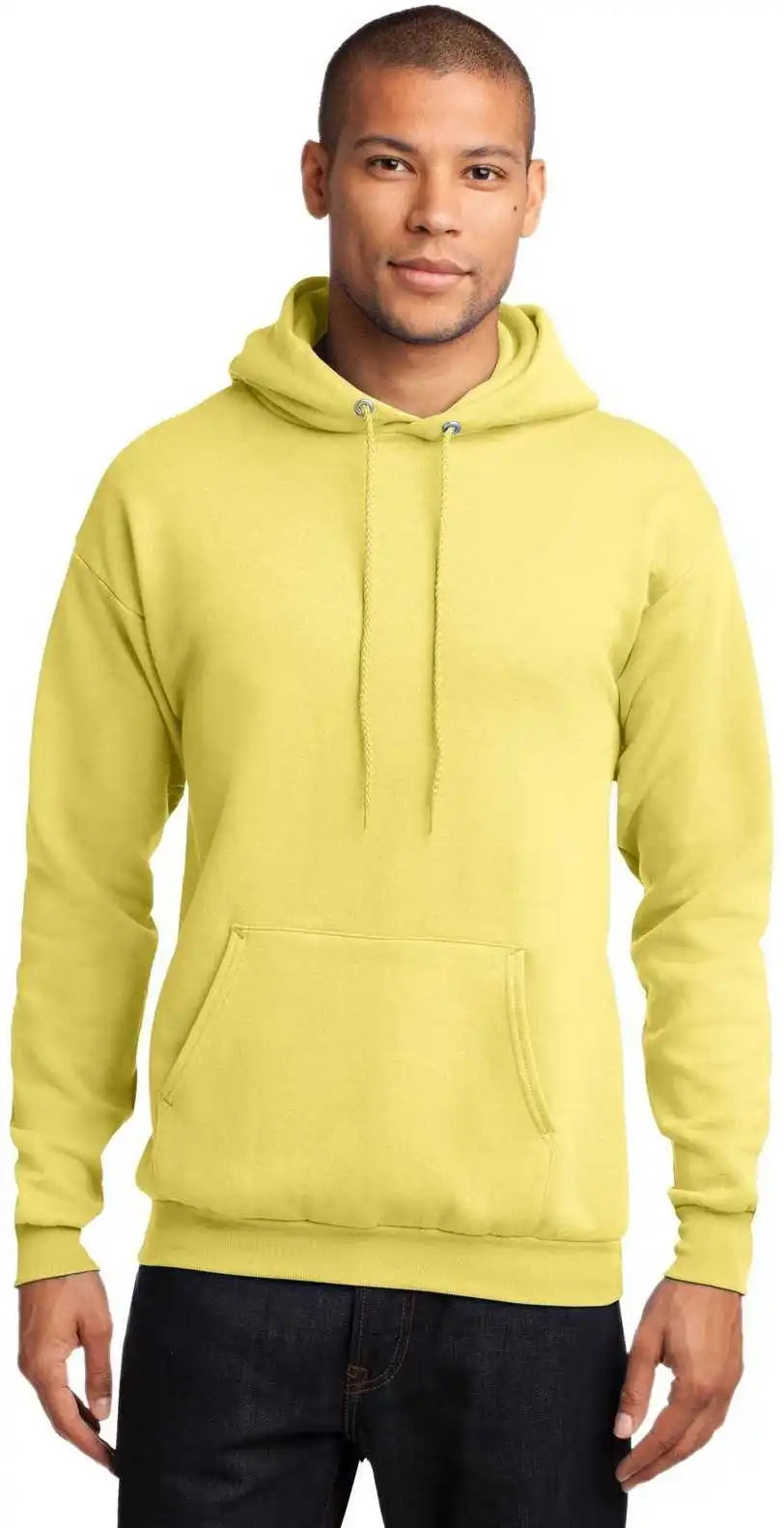 Port &amp; Company Pc78h Core Fleece Pullover Hooded Sweatshirt - Yellow