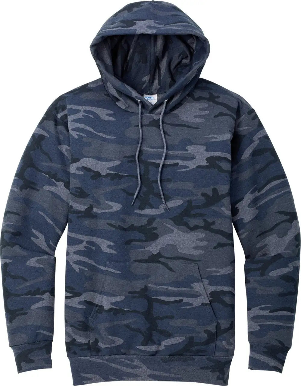 Port & Company Pc78hc co Core Fleece Camo Pullover Hooded Sweatshirt - Heather Navy