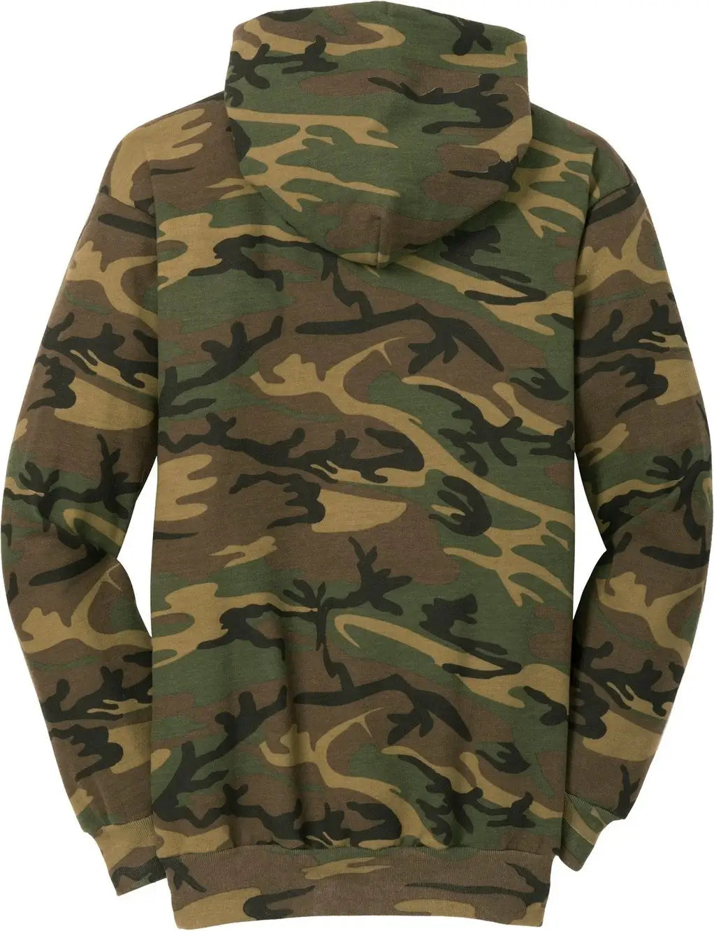 Port & Company Pc78hc co Core Fleece Camo Pullover Hooded Sweatshirt - Military