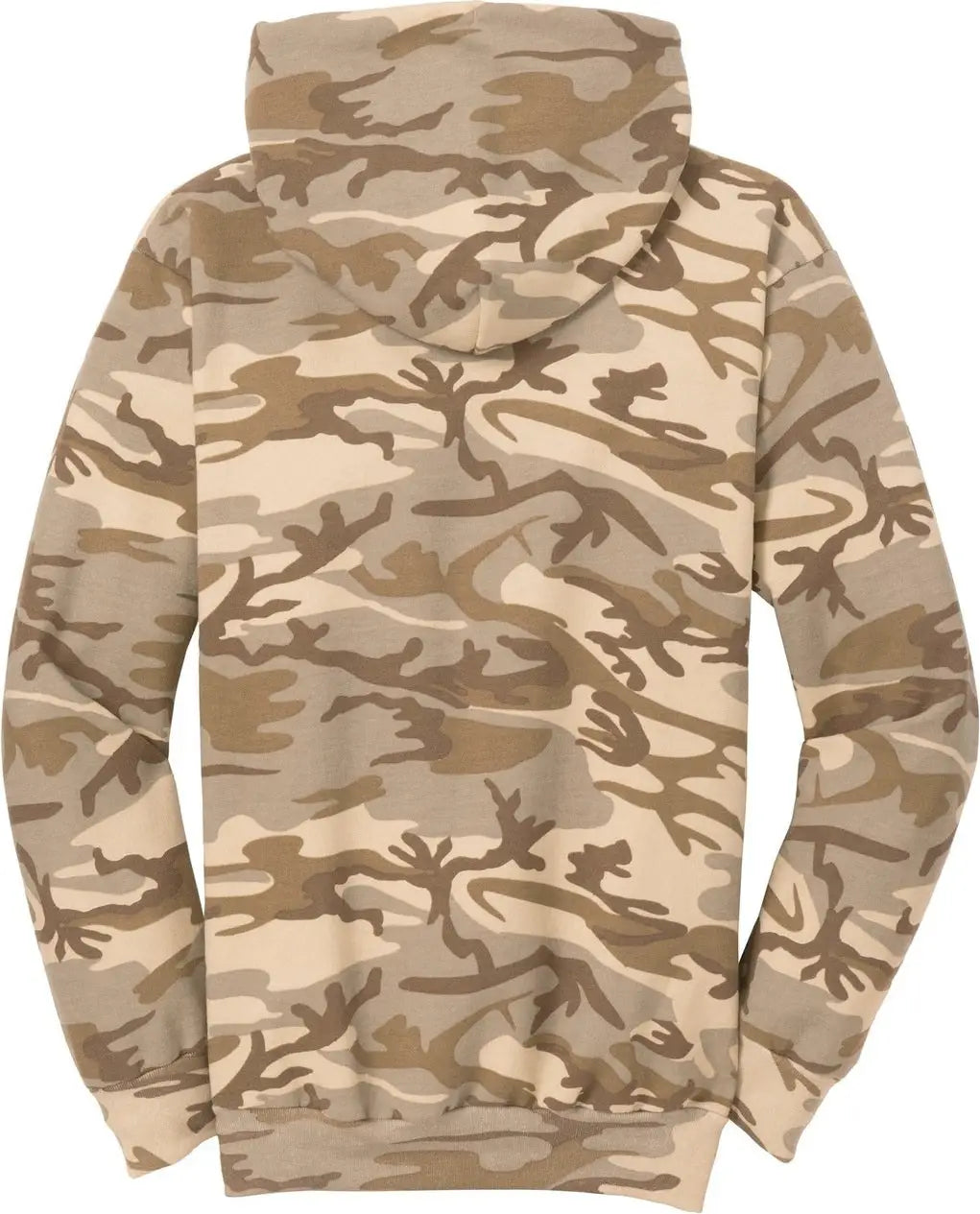 Port & Company Pc78hc co Core Fleece Camo Pullover Hooded Sweatshirt - Desert - Adult s