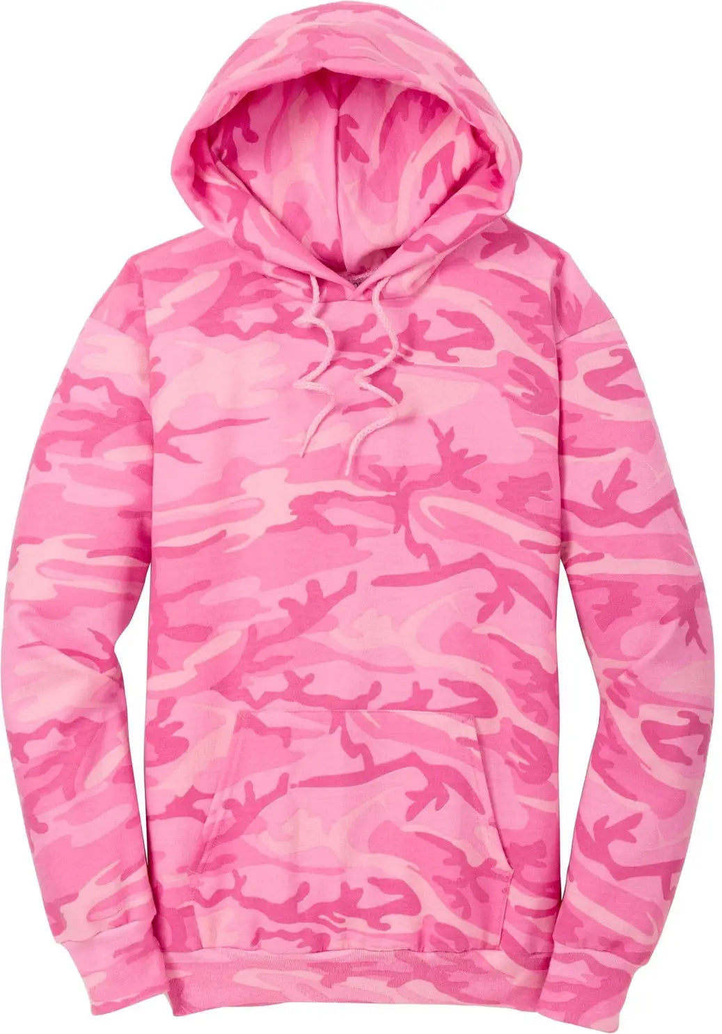 Port & Company Pc78hc co Core Fleece Camo Pullover Hooded Sweatshirt - Pink