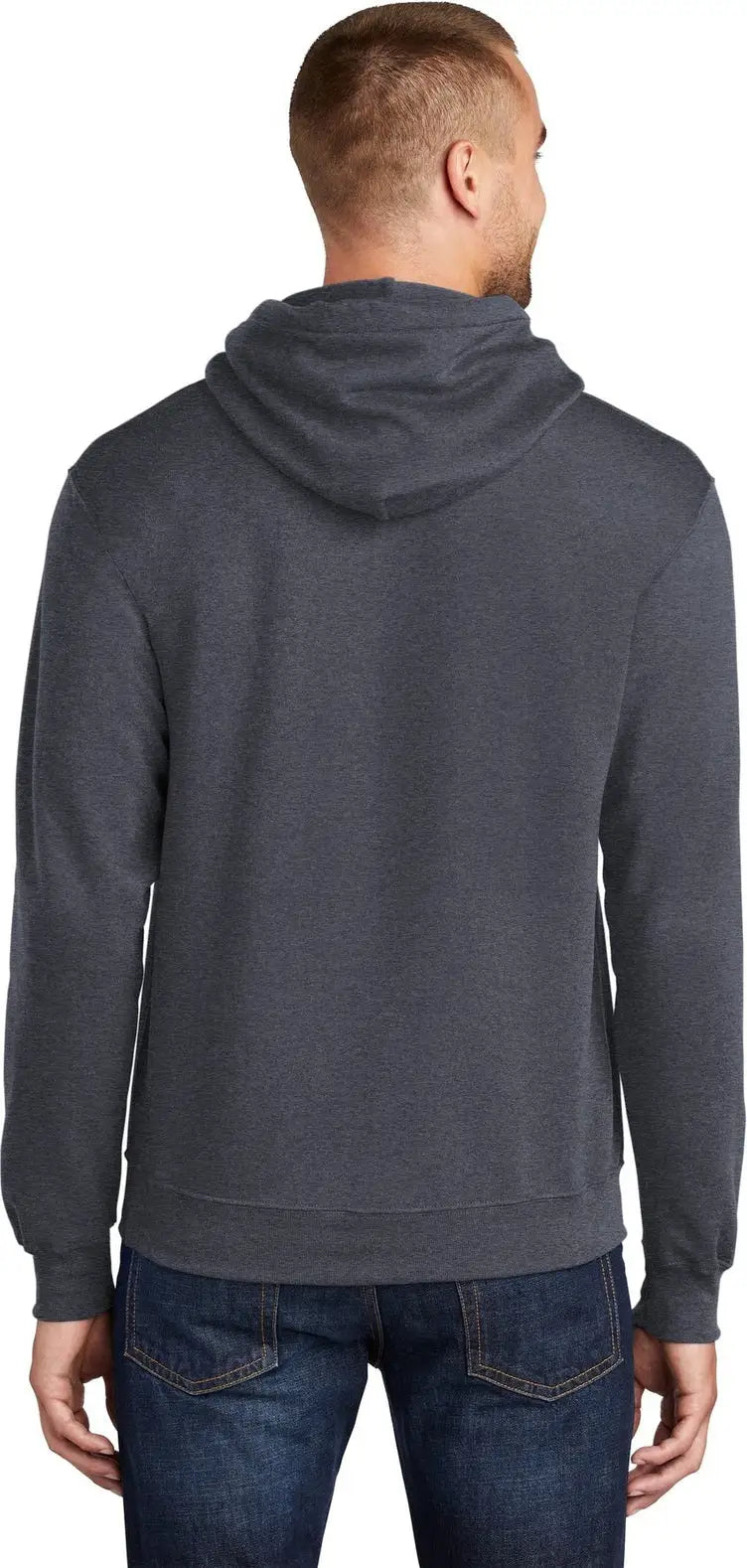 Port & Company Pc78ht co Tall Core Fleece Pullover Hooded Sweatshirt - Heather Navy