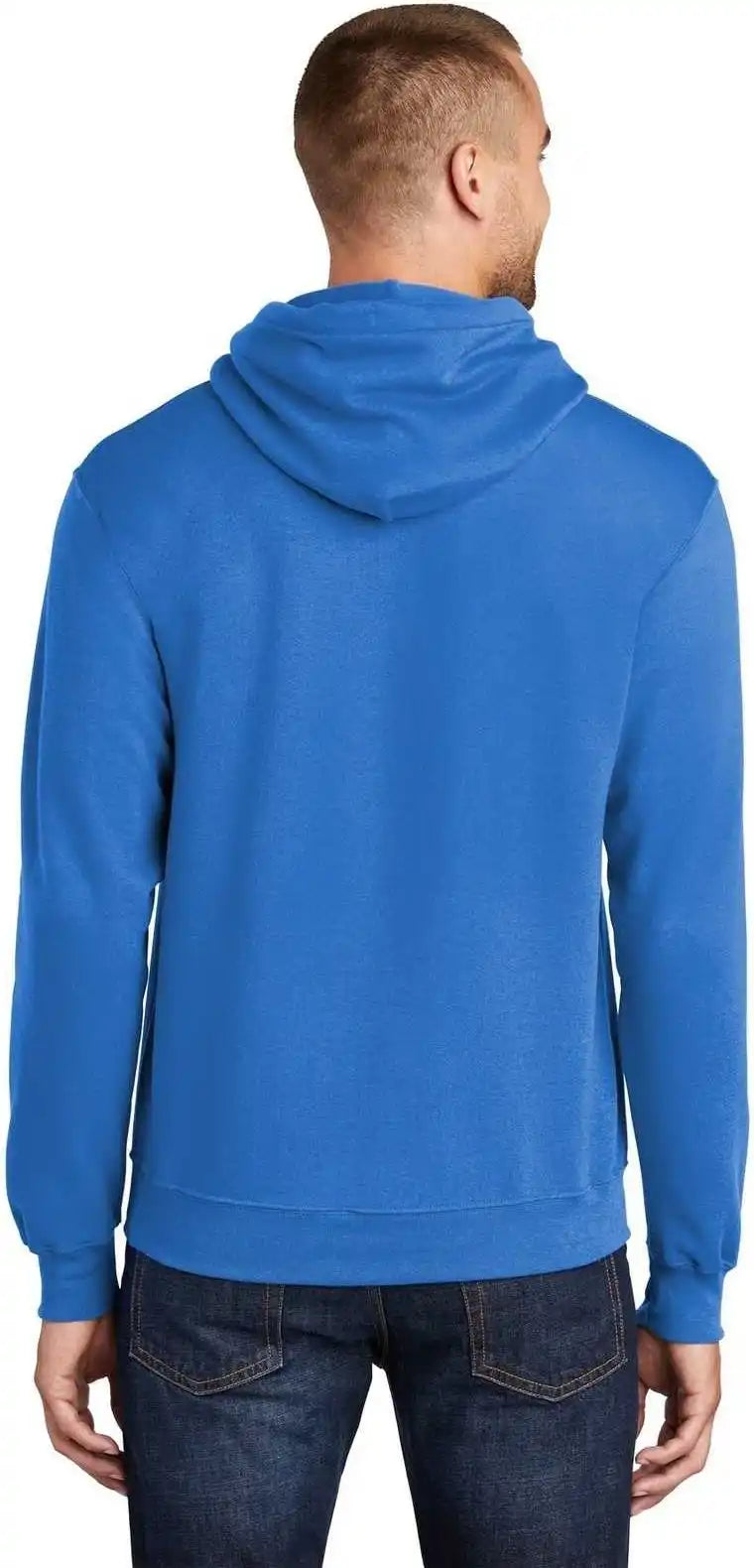 Port & Company Pc78ht Tall Core Fleece Pullover Hooded Sweatshirt Royal