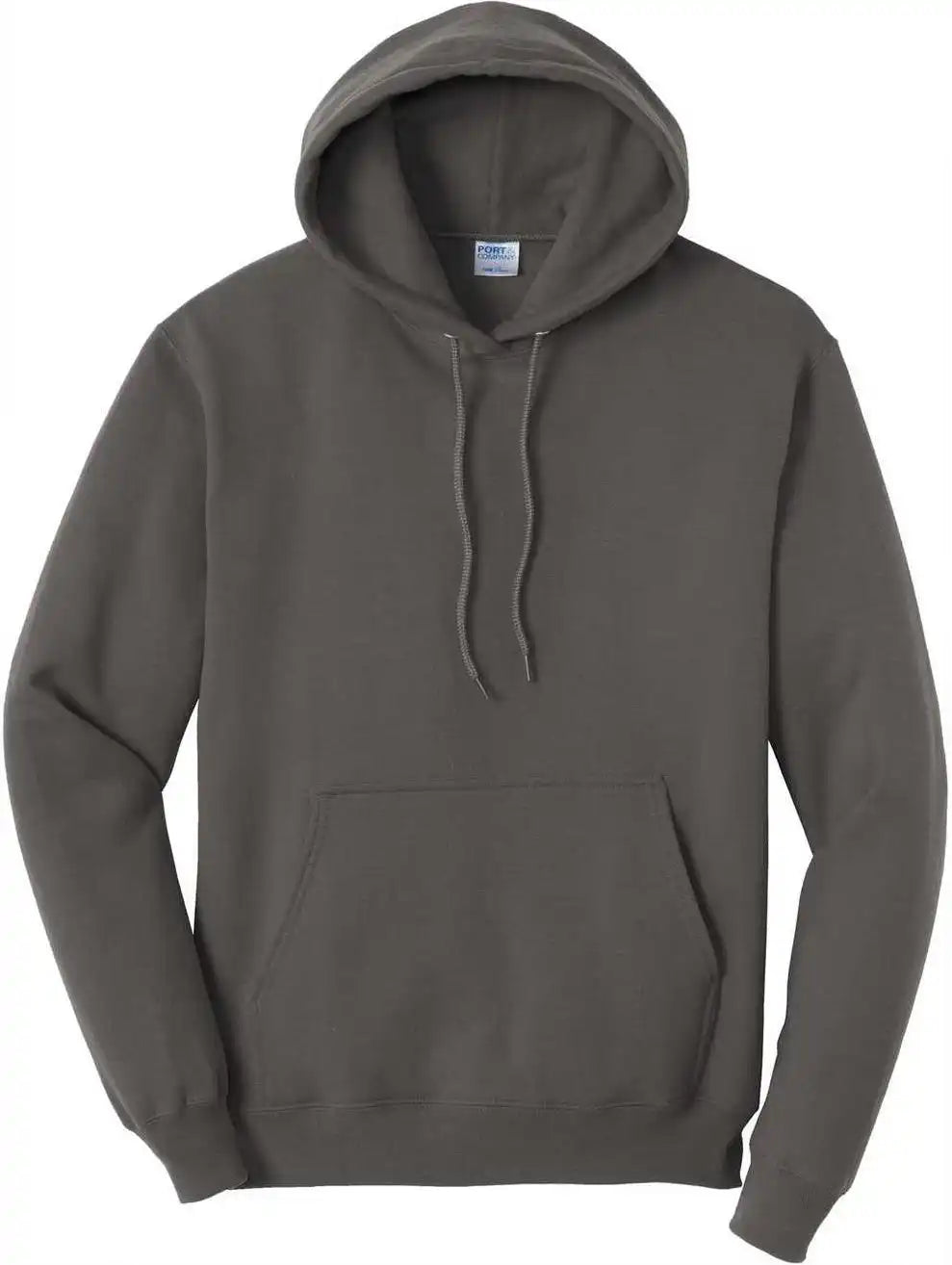 Port &amp; Company Pc78ht Tall Core Fleece Pullover Hooded Sweatshirt Charcoal