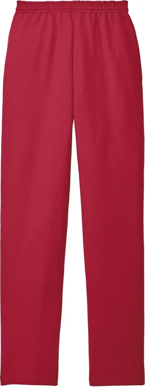 Port & Company Pc78p co Core Fleece Sweatpant with Pockets - Red