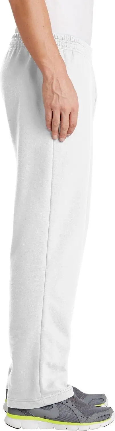 Port & Company Pc78p co Core Fleece Sweatpant with Pockets - White