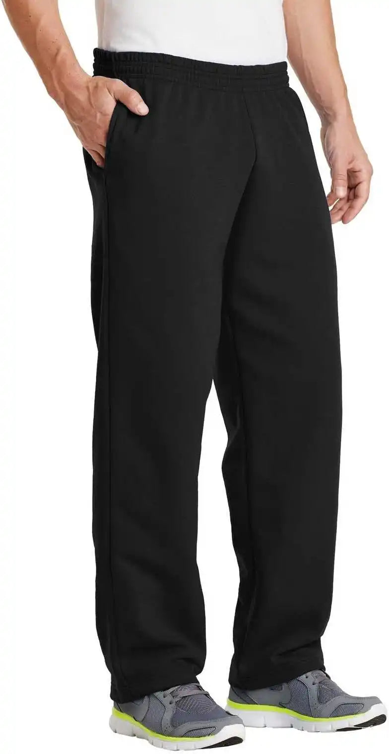 Port &amp; Company Pc78p Core Fleece Sweatpant with Pockets Jet Black