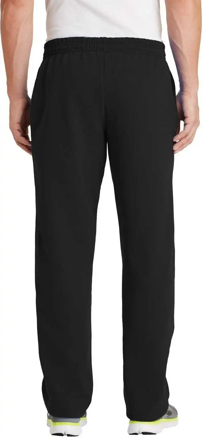 Port &amp; Company Pc78p Core Fleece Sweatpant with Pockets Jet Black
