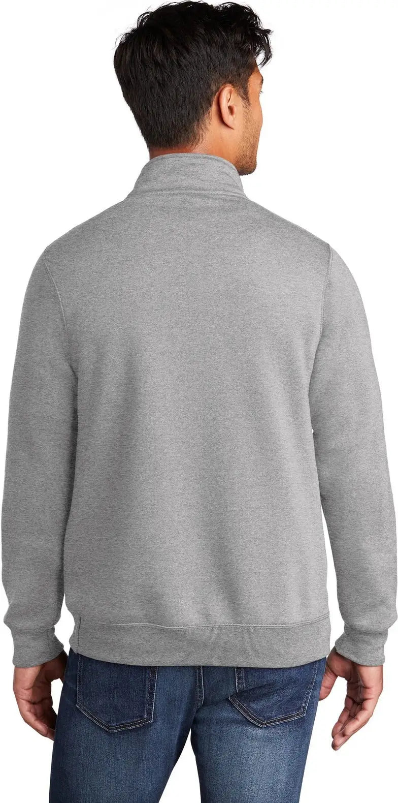 Port & Company Pc78q co Core Fleece 1/4-zip Pullover Sweatshirt - Athletic Heather