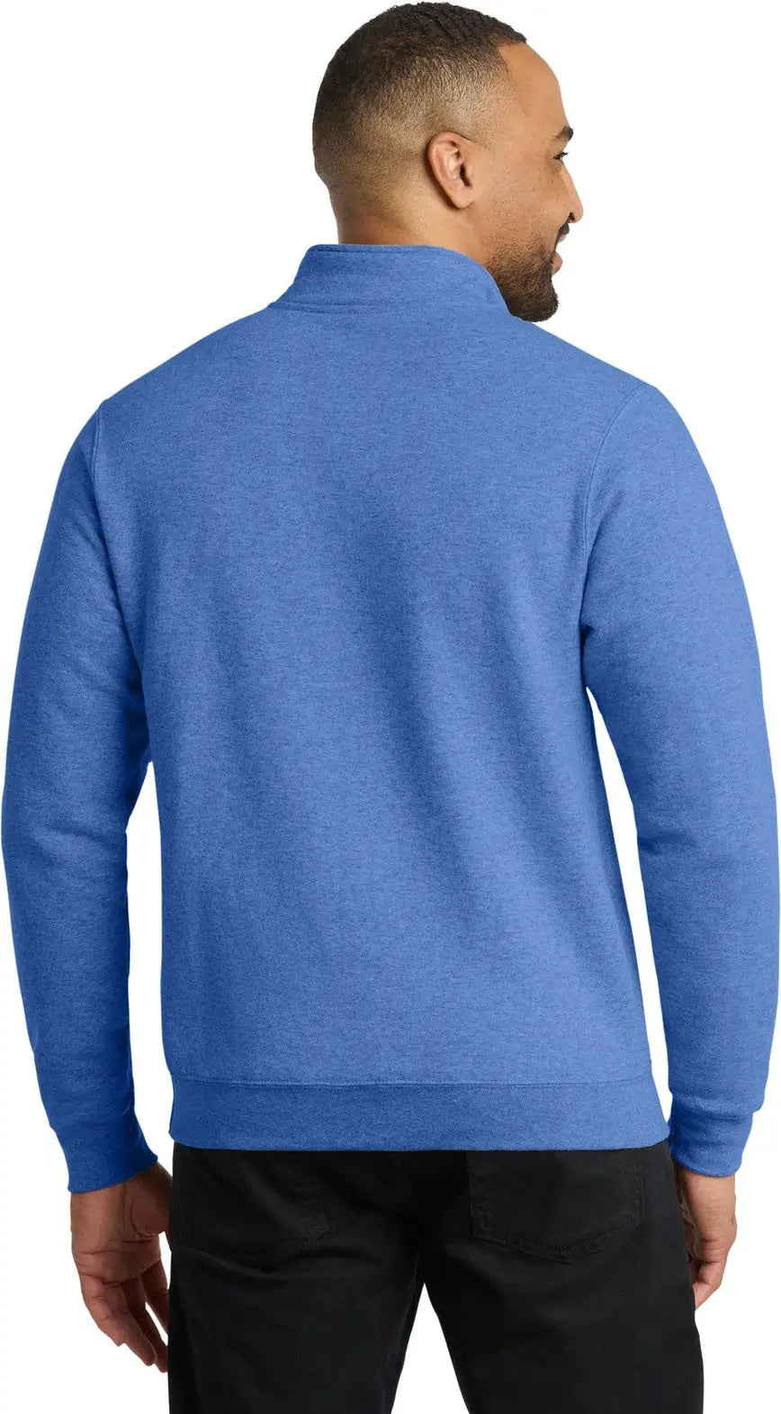 Port & Company Pc78q co Core Fleece 1/4-zip Pullover Sweatshirt - Heather Royal