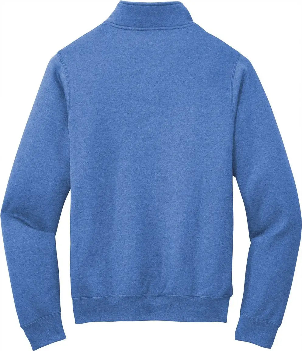 Port & Company Pc78q co Core Fleece 1/4-zip Pullover Sweatshirt - Heather Royal