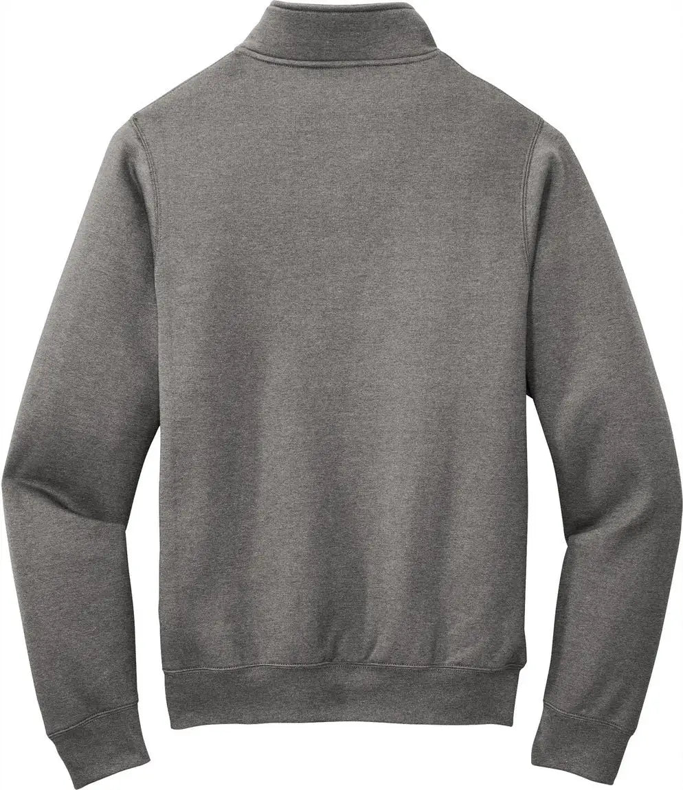 Port & Company Pc78q co Core Fleece 1/4-zip Pullover Sweatshirt - Graphite Heather