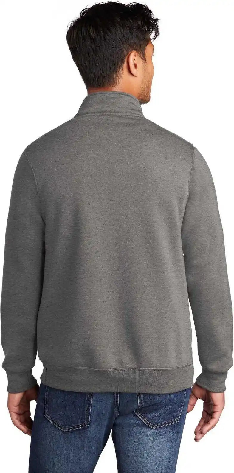Port & Company Pc78q Core Fleece 1/4 Zip Pullover Sweatshirt Graphite Heather