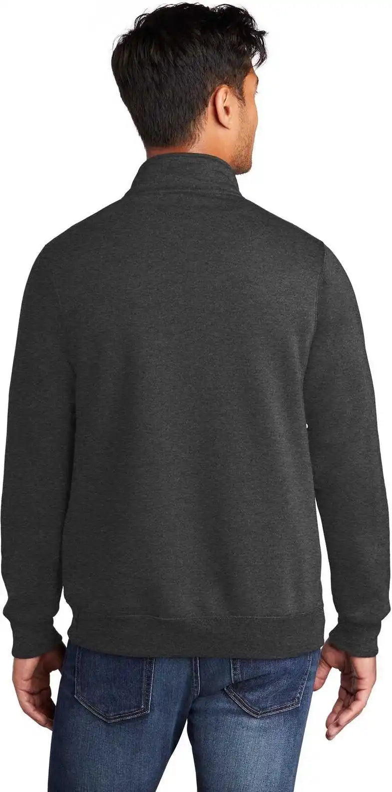 Port & Company Pc78q Core Fleece 1/4 Zip Pullover Sweatshirt Pc78qdark Heather Gray