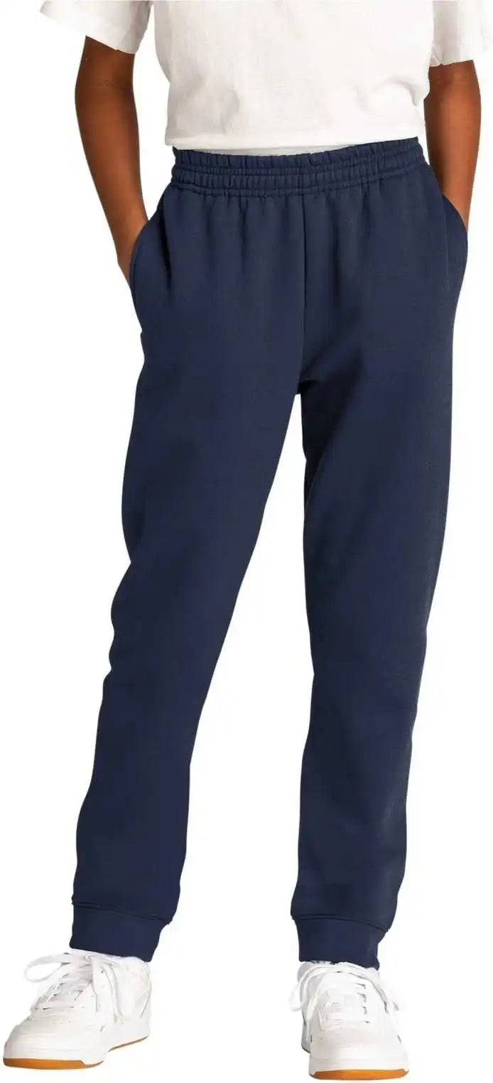 Port & Company Pc78yj Youth Core Fleece Jogger - Navy