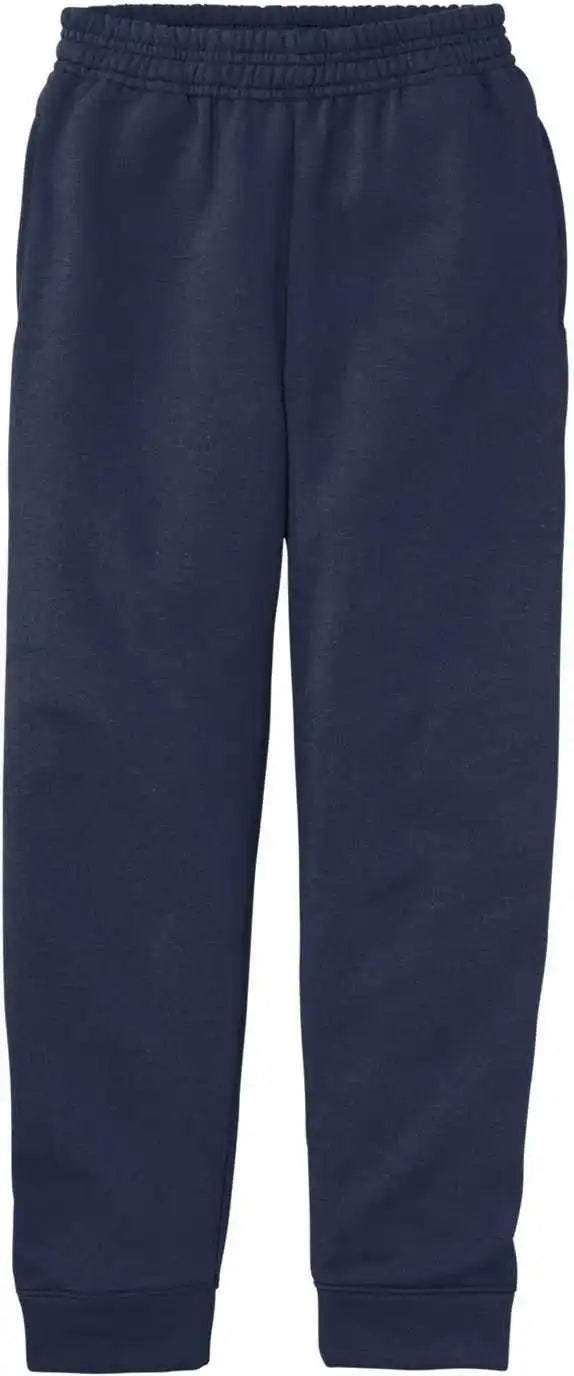 Port & Company Pc78yj Youth Core Fleece Jogger - Navy