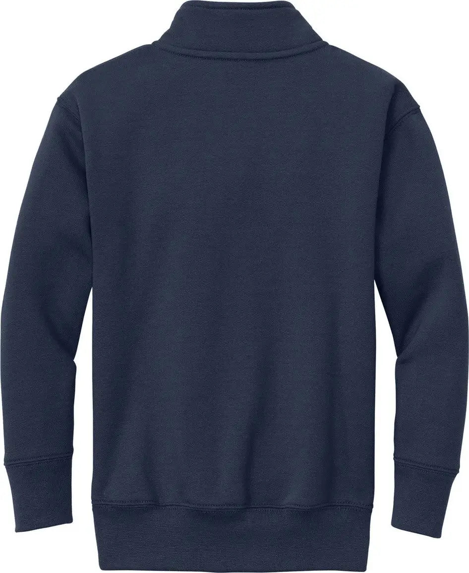 Port & Company Pc78yq co Youth Core Fleece 1/4-zip Pullover Sweatshirt - Navy