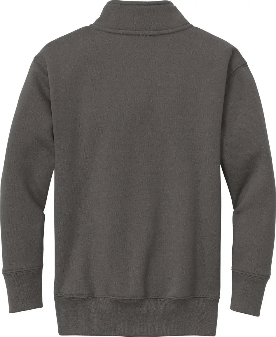 Port & Company Pc78yq co Youth Core Fleece 1/4-zip Pullover Sweatshirt - Charcoal