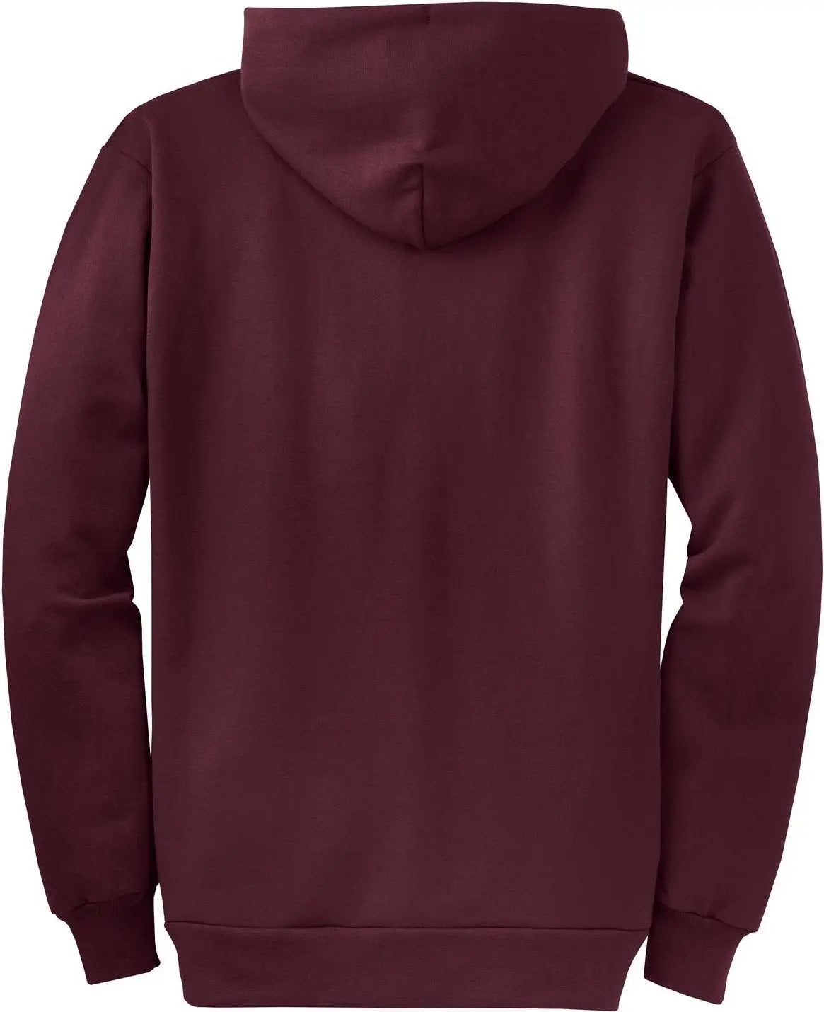 Port & Company Pc78zh co Core Fleece Full-zip Hooded Sweatshirt - Maroon