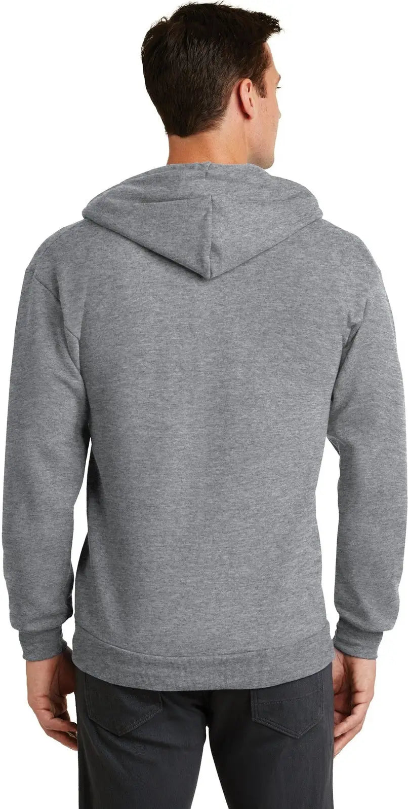 Port & Company Pc78zh co Core Fleece Full-zip Hooded Sweatshirt - Athletic Heather
