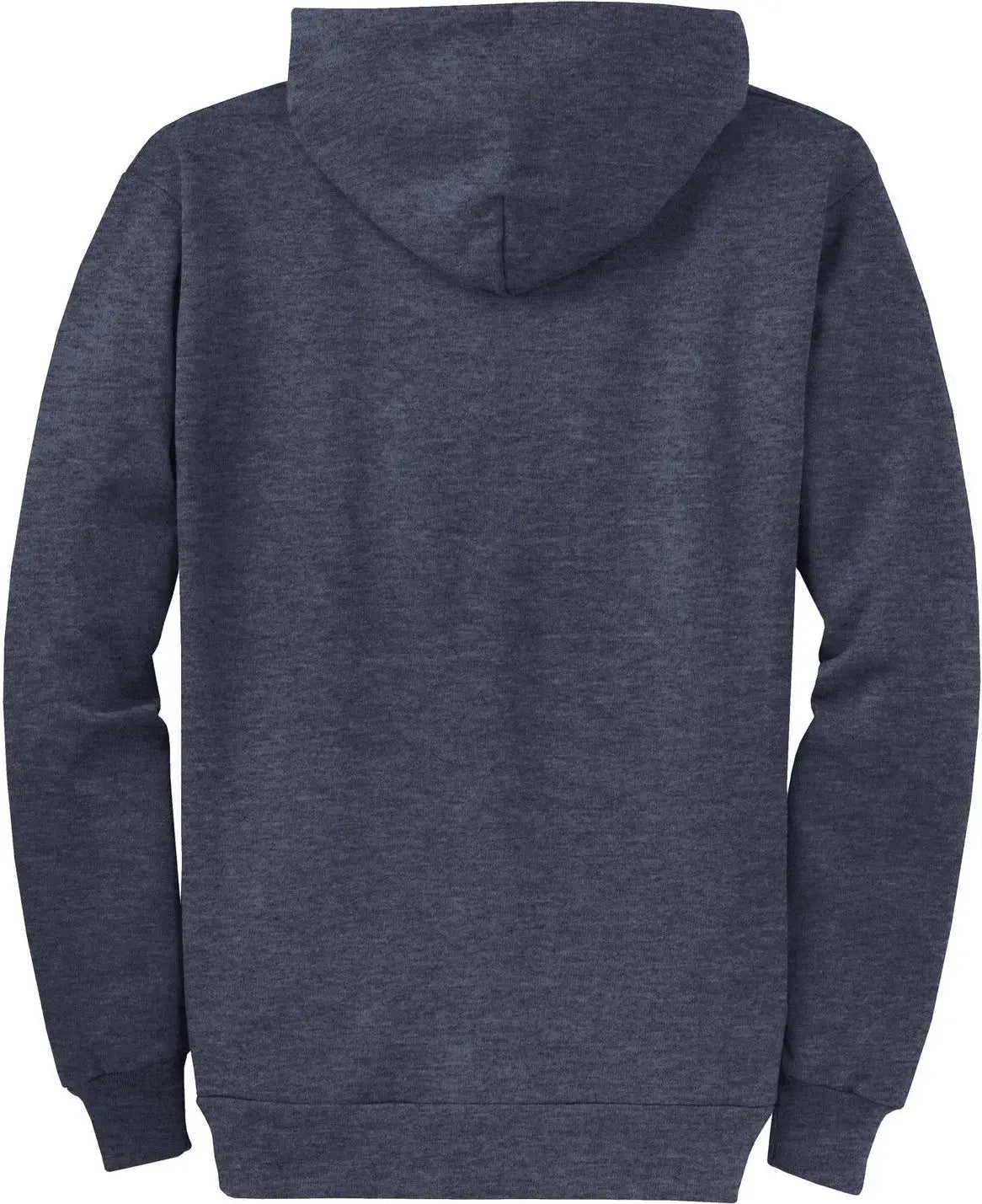 Port & Company Pc78zh co Core Fleece Full-zip Hooded Sweatshirt - Heather Navy